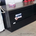 Black 2 Drawer Lateral File Cabinet